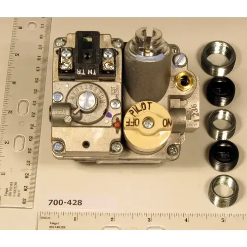 24v 1/2" X 3/4" Standing Pilot Slow Opening Natural Gas Valve Includes One Reduc 24v 1/2" X 3/4" Standing Pilot Slow Opening Natural Gas Valve Includes One Reduc