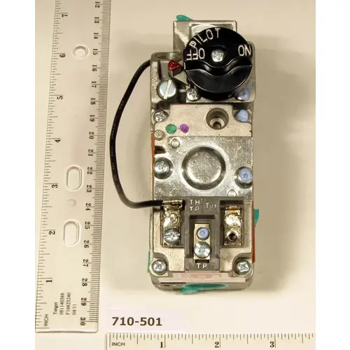 1/2" X 1/2" Millivolt Gas Valve With Two 1/2" X 3/8" Reducer Bushings Does Not I 1/2" X 1/2" Millivolt Gas Valve With Two 1/2" X 3/8" Reducer Bushings Does Not I