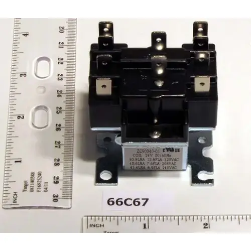 P-8-10283 24V DPDT Relay P-8-10283 24V DPDT Relay