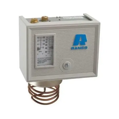 SPST Commercial Refrigeration Temperature Control 0-55F 3-20F Adjustable Differe SPST Commercial Refrigeration Temperature Control 0-55F 3-20F Adjustable Differe
