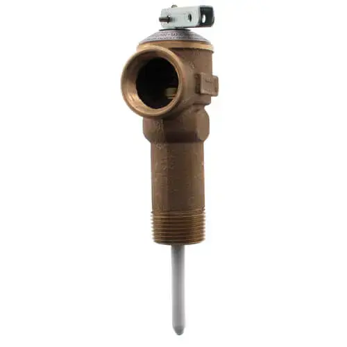 T & P Valve / 2 1/5" stem / 3/4" male / 105k btus/h / 150 psi / 210 deg Replaces T & P Valve / 2 1/5" stem / 3/4" male / 105k btus/h / 150 psi / 210 deg Replaces