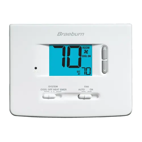 Builder Thermostat 2h/1c Non Programmable Replaces 1200NC Builder Thermostat 2h/1c Non Programmable Replaces 1200NC