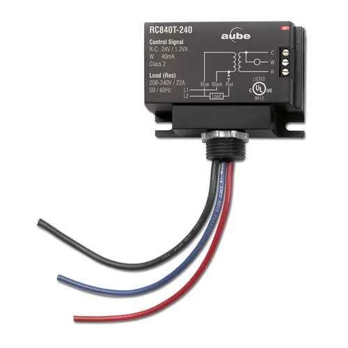 Honeywell/Aube Electromechanical Relay With 24V - 120V Transformer Honeywell/Aube Electromechanical Relay With 24V - 120V Transformer