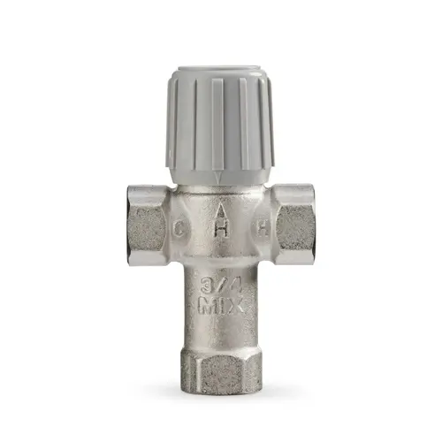 3/4" NPT Aquamix Lead Free Mixing Valve 70-120F 3.8cv 3/4" NPT Aquamix Lead Free Mixing Valve 70-120F 3.8cv