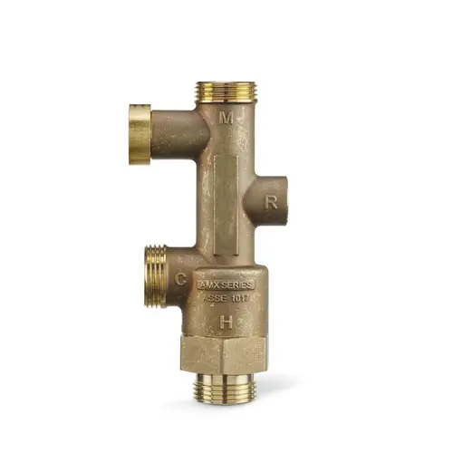 Amx Lead Free Mixing Valve 1" Union NPT 70-145F Amx Lead Free Mixing Valve 1" Union NPT 70-145F