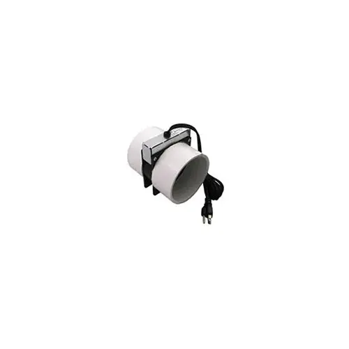 4" PVC Inline Radon Mitigation Booster Fan 90 CFM Includes 6 ft Power Cord 16 Watt 4" PVC Inline Radon Mitigation Booster Fan 90 CFM Includes 6 ft Power Cord 16 Watt