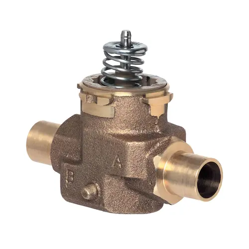 1/2" Sweat 2 Way VC Valve Assembly For Hydronic With 3.5 Cv And Linear Flow 1/2" Sweat 2 Way VC Valve Assembly For Hydronic With 3.5 Cv And Linear Flow