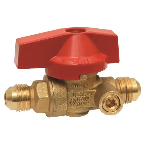 3/8 in. Flare Side Tap Gas Ball Valve