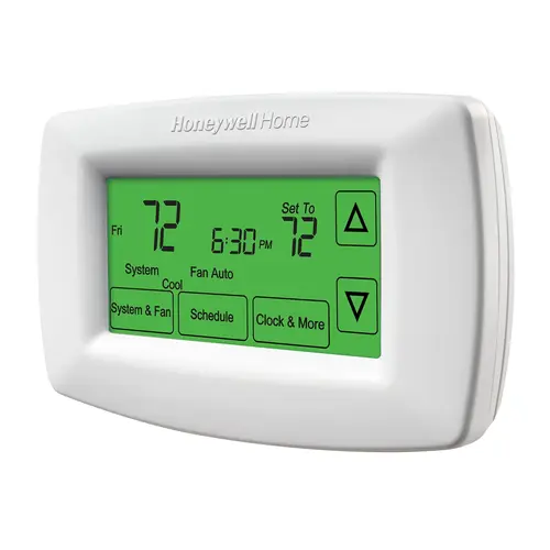 24v 7 Day Touchscreen Programmable Thermostat With Automatic/Manual Changeover F 24v 7 Day Touchscreen Programmable Thermostat With Automatic/Manual Changeover F