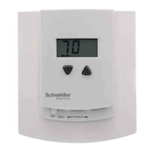 24v Heat Only Digital Thermostat No Fan Control 50-86F 24v Heat Only Digital Thermostat No Fan Control 50-86F