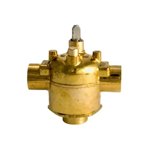 3/4" Sweat 3 Way Valve Body 7.5cv 3/4" Sweat 3 Way Valve Body 7.5cv