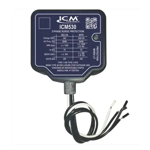 3 Phase Surge Protective Device Delta 240VAC or Wye 120/208VAC 3 Phase Surge Protective Device Delta 240VAC or Wye 120/208VAC