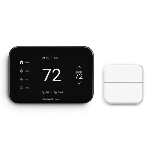 24V ElitePRO S1200 WIFI Smart Thermostat in Black With Wireless Room Sensor Work 24V ElitePRO S1200 WIFI Smart Thermostat in Black With Wireless Room Sensor Work