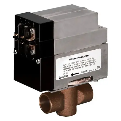 24V 1-1/4" 3 Wire Zone Valve 2 Way With End Switch 24V 1-1/4" 3 Wire Zone Valve 2 Way With End Switch