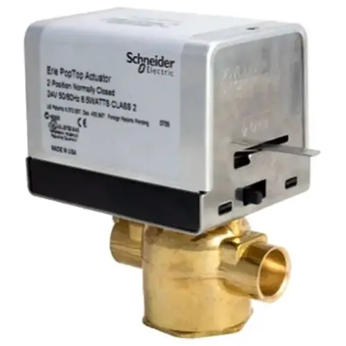 24v 1 1/4" Sweat 2 Way N.C. Zone Valve 8.0cv 15 PSI W/Aux Switch Replaces MZV527 24v 1 1/4" Sweat 2 Way N.C. Zone Valve 8.0cv 15 PSI W/Aux Switch Replaces MZV527