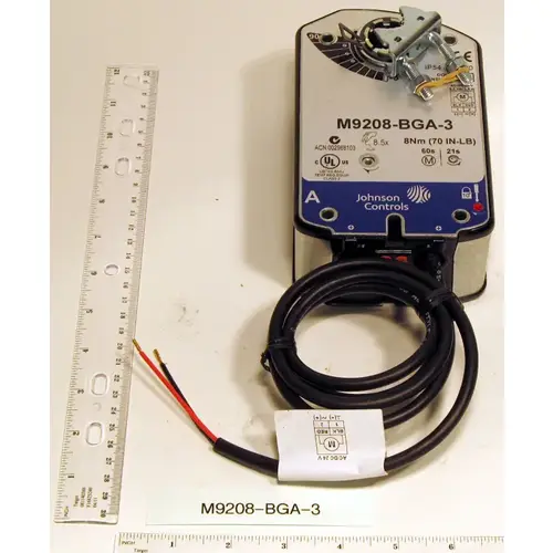 Rotary Actuator; 53 In-lb/6nm Srtn 2 Wire On/off 24vac/vdc Replaces M9206-bga-2 Rotary Actuator; 53 In-lb/6nm Srtn 2 Wire On/off 24vac/vdc Replaces M9206-bga-2