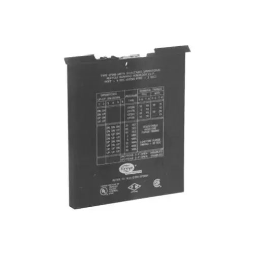 Programmer module. Selectable purge (90 sec min) 5 And 10 sec Tfi selectable Rec Programmer module. Selectable purge (90 sec min) 5 And 10 sec Tfi selectable Rec