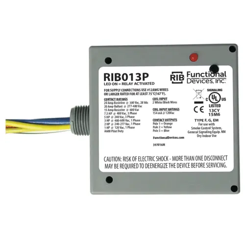 Enclosed Relay 20amp Tpst 120vac Enclosed Relay 20amp Tpst 120vac