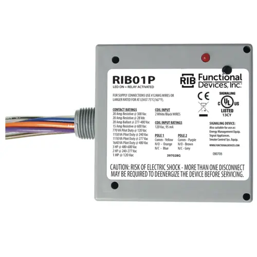 Enclosed Relay 20amp DPDT 120vac Enclosed Relay 20amp DPDT 120vac