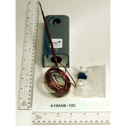SPST High Range Temperature Control 200/550F; Diff 10F With 8 ft Cap. Nema 1 Enclo SPST High Range Temperature Control 200/550F; Diff 10F With 8 ft Cap. Nema 1 Enclo