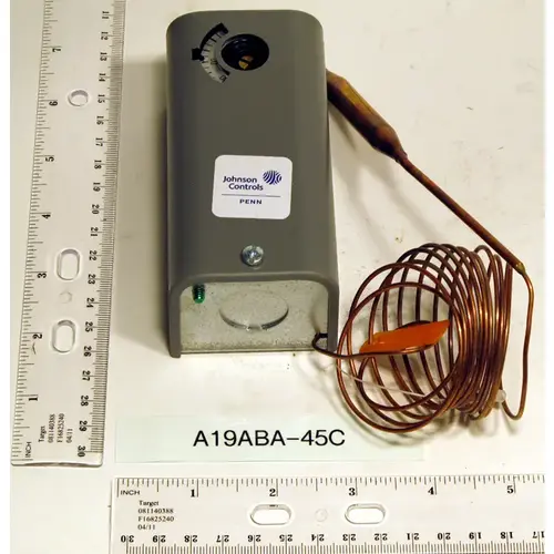 SPDT Remote Bulb Temperature Control -30/100F; Diff Adj 3 To 12F; Screwdriver Ad SPDT Remote Bulb Temperature Control -30/100F; Diff Adj 3 To 12F; Screwdriver Ad