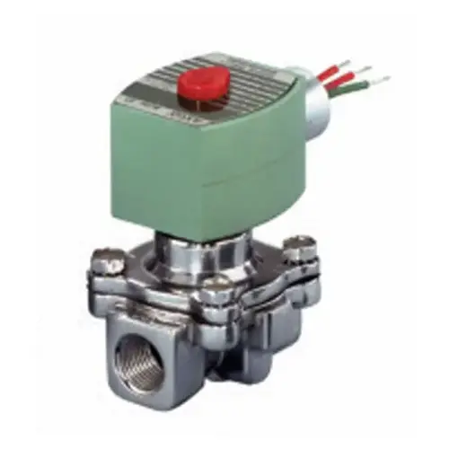 120/60 110/50 1/8" NPT 2 Way N.C. Gas Solenoid Blocking Valve 53700 BTU 15 PSI M 120/60 110/50 1/8" NPT 2 Way N.C. Gas Solenoid Blocking Valve 53700 BTU 15 PSI M