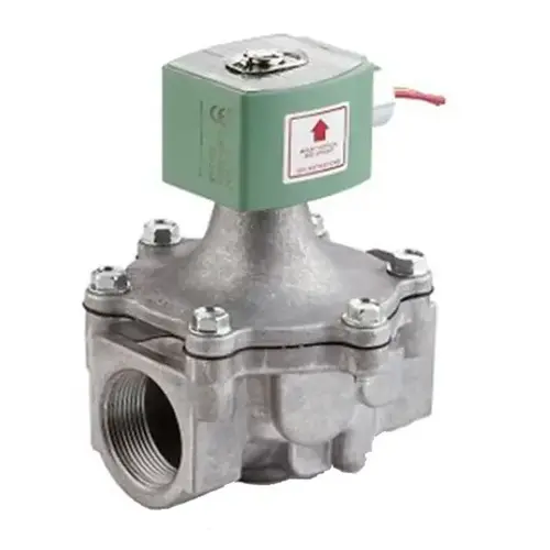 120/60 110/50 Vac 2" NPT. N.C. 2 Way Gas Solenoid Blocking Valve 3251000 BTU 25 120/60 110/50 Vac 2" NPT. N.C. 2 Way Gas Solenoid Blocking Valve 3251000 BTU 25