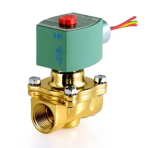 120/60 110/50vac 1-1/2" NPT. 2 Way N.C. Brass Solenoid Valve For Air Light Oil W 120/60 110/50vac 1-1/2" NPT. 2 Way N.C. Brass Solenoid Valve For Air Light Oil W