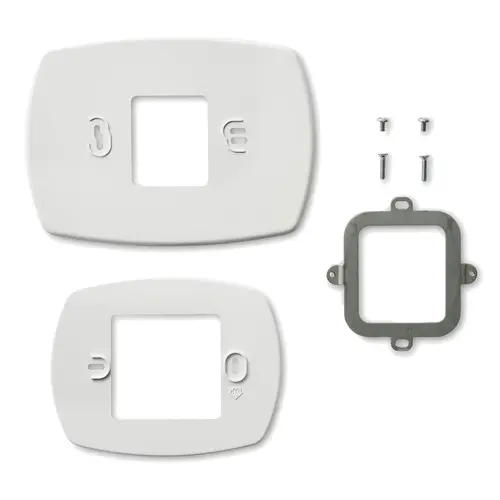 White Wall Plate Kit For TH5110D FocusPro Series Thermostats (Includes Small Cov White Wall Plate Kit For TH5110D FocusPro Series Thermostats (Includes Small Cov