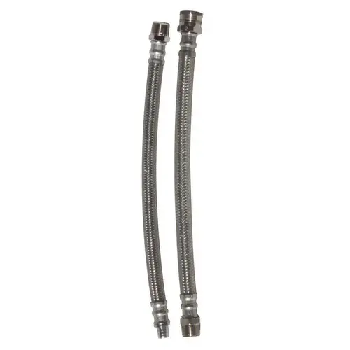 3/4 in. I.D. Stainless Steel Flex With 3/4 in. FIP x 3/4 in. Mip x 24 In Silver Metallic 3/4 in. I.D. Stainless Steel Flex With 3/4 in. FIP x 3/4 in. Mip x 24 In Silver Metallic