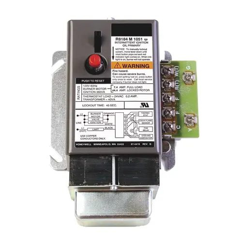 Cad Cell Relay With Y & G Terminals For Cooling 45 Second Safety Switch Timing Cad Cell Relay With Y & G Terminals For Cooling 45 Second Safety Switch Timing