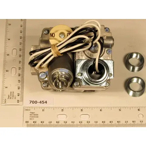 120v 3/4" X 3/4" Standing Pilot Line Volt Natural Gas Valve 300000 BTU Includes Reducer Bushings 7000BER-120 377-901-200 120v 3/4" X 3/4" Standing Pilot Line Volt Natural Gas Valve 300000 BTU Includes Reducer Bushings 7000BER-120 377-901-200