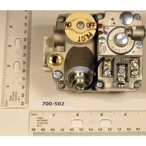 1/2" X 1/2" Millivolt Gas Valve-3.5"WC 100000 BTU 7000AMVR Replaces B67RAG34 1/2" X 1/2" Millivolt Gas Valve-3.5"WC 100000 BTU 7000AMVR Replaces B67RAG34