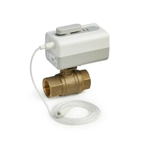 L5 WIFI Water Leak Shutoff Valve With 1-1/4" NPT Ball Valve Actuator & Water Sensing Cable L5 WIFI Water Leak Shutoff Valve With 1-1/4" NPT Ball Valve Actuator & Water Sensing Cable