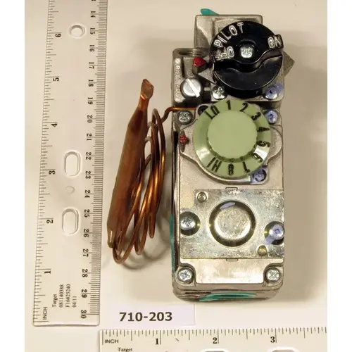 1/2" Snap Acting Gas Valve W/36" Cap. & Two 1/2" X 3/8" Reducer Bushings 70000 BTU Natural Gas or 112000 BTU LP Gas 7000SLC 1/2" Snap Acting Gas Valve W/36" Cap. & Two 1/2" X 3/8" Reducer Bushings 70000 BTU Natural Gas or 112000 BTU LP Gas 7000SLC