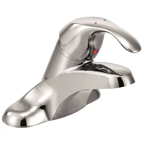 Commercial 4 in. Centerset Single Handle Low-Arc Bathroom Faucet in Chrome Commercial 4 in. Centerset Single Handle Low-Arc Bathroom Faucet in Chrome