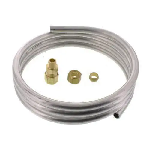 5 ft Section Of 3/8" Aluminum Tubing Does Not Include Fitting (incl. 3/8 Compression Coupling) 5 ft Section Of 3/8" Aluminum Tubing Does Not Include Fitting (incl. 3/8 Compression Coupling)