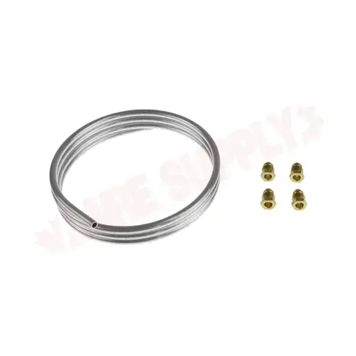 1/4" X 5 ft Aluminum Tubing W/ QTY 4 OF 1/4" LOXIT FITTINGS 1/4" X 5 ft Aluminum Tubing W/ QTY 4 OF 1/4" LOXIT FITTINGS
