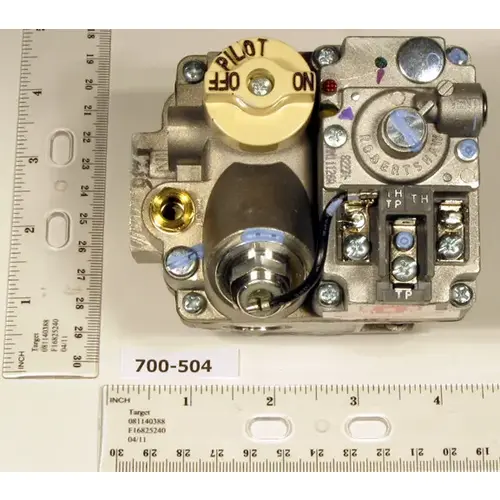 1/2" X 3/4" Millivolt Natural Gas Valve 3.5" WC 240000 BTU Incldes One Bushing 7000BMVR Replaces 345-701-402 448-701-442 345811402 SIDE TAP 1/2" X 3/4" Millivolt Natural Gas Valve 3.5" WC 240000 BTU Incldes One Bushing 7000BMVR Replaces 345-701-402 448-701-442 345811402 SIDE TAP
