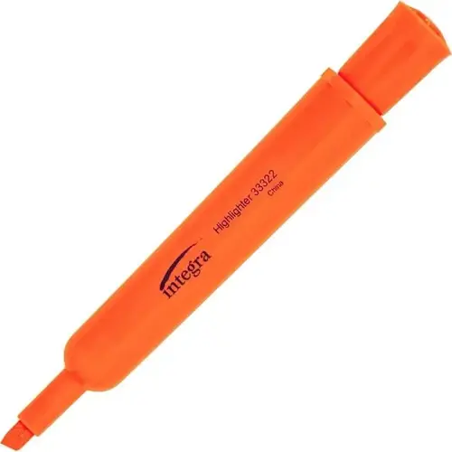 Chisel Tip Highlighters Orange - pack of 12 Chisel Tip Highlighters Orange - pack of 12