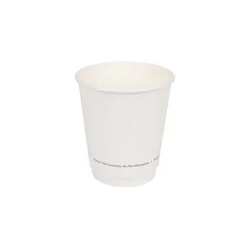 Hot Cup 12-Oz Dw Paper Pla Wht Double Wall 93mm - pack of 500 Hot Cup 12-Oz Dw Paper Pla Wht Double Wall 93mm - pack of 500
