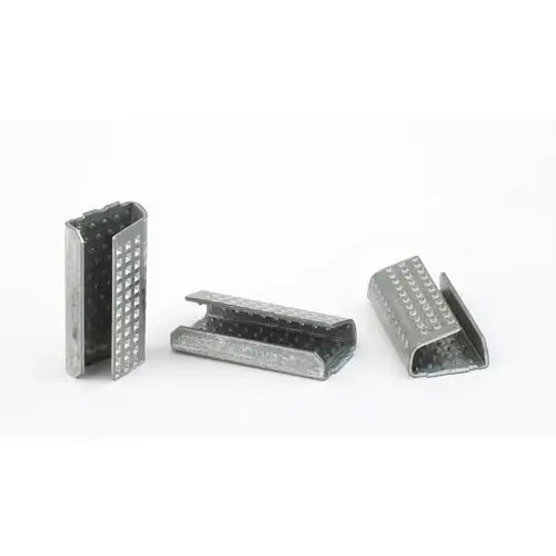 1/2"W Metal Seals For Polyester Strapping - pack of 1000 1/2"W Metal Seals For Polyester Strapping - pack of 1000