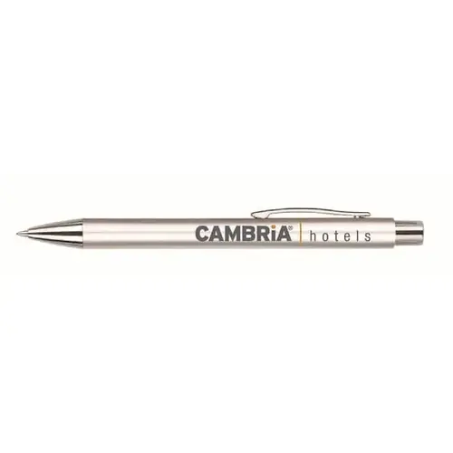 Cambria Hotels Retractable Pen With Metallic Finish - pack of 500 Cambria Hotels Retractable Pen With Metallic Finish - pack of 500