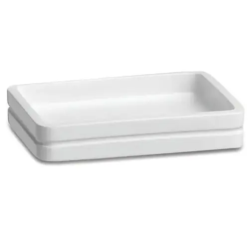 Malibu White Soap Dish Hampton - pack of 24 Malibu White Soap Dish Hampton - pack of 24
