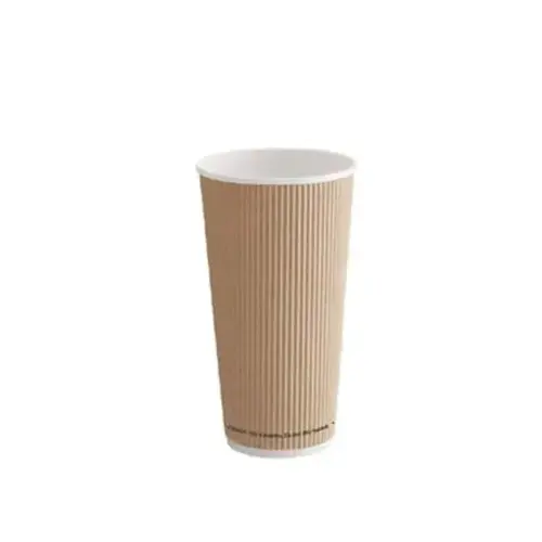 Jvrw20kft90 Hot Cup 20-Oz Rwpaper Kraft Ripple Wall 90mm - pack of 500 Jvrw20kft90 Hot Cup 20-Oz Rwpaper Kraft Ripple Wall 90mm - pack of 500