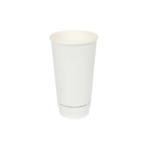 Jvdw20wpla93 Hot Cup 20-Oz Dwpaper Pla Wht Double Wall 93mm - pack of 400 Jvdw20wpla93 Hot Cup 20-Oz Dwpaper Pla Wht Double Wall 93mm - pack of 400