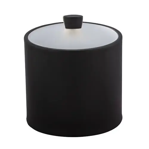 Arc 2qt Designer Black Ice Bucket Hampton - pack of 12 Arc 2qt Designer Black Ice Bucket Hampton - pack of 12