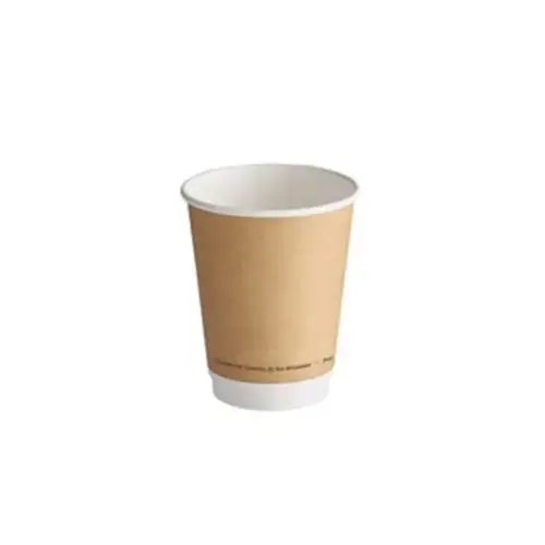 Jvdw08kft80 Hot Cup 8-Oz Dwpaper Kraft Double Wall 80mm - pack of 500 Jvdw08kft80 Hot Cup 8-Oz Dwpaper Kraft Double Wall 80mm - pack of 500