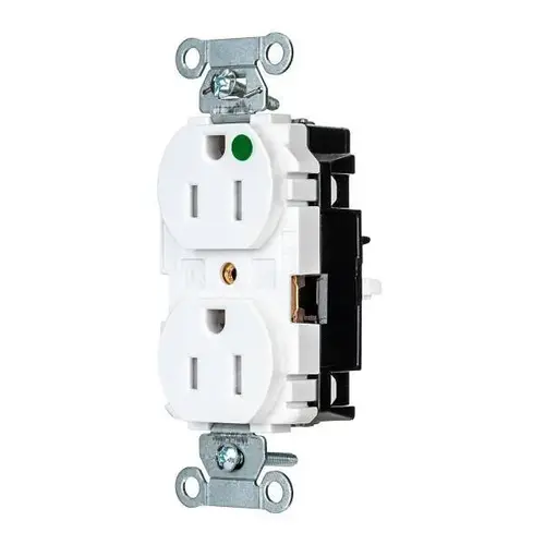 Wiring Edgeconnect 15a 125v X-Hd Hosp Duplex Recp White - pack of 10 Wiring Edgeconnect 15a 125v X-Hd Hosp Duplex Recp White - pack of 10
