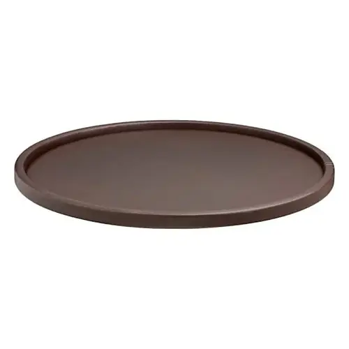 14" Round Thin Rim Chocolate Brown Tray Designed For Hotels - pack of 12 14" Round Thin Rim Chocolate Brown Tray Designed For Hotels - pack of 12